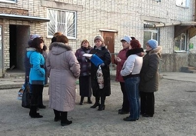 Осмотр многоквартирных жилых домов